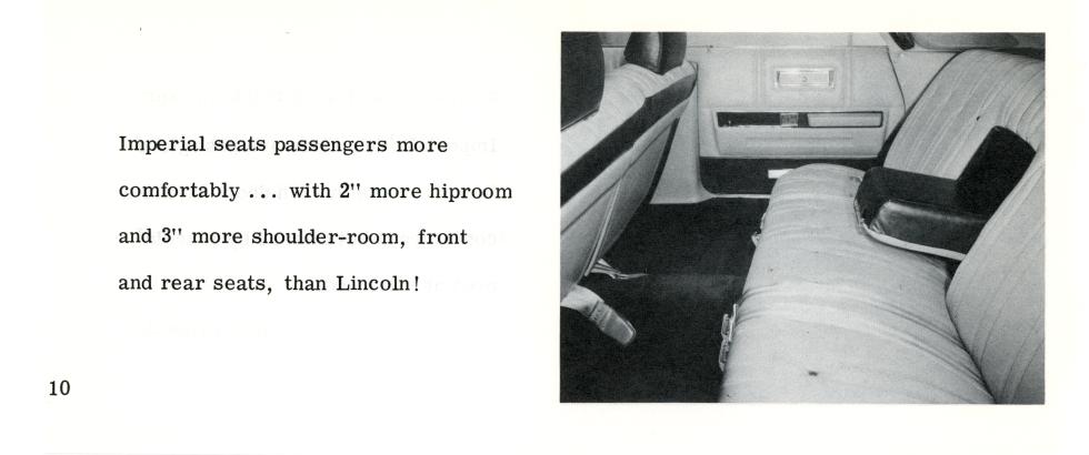 1969 Chrysler Imperial vs Lincoln Page 16